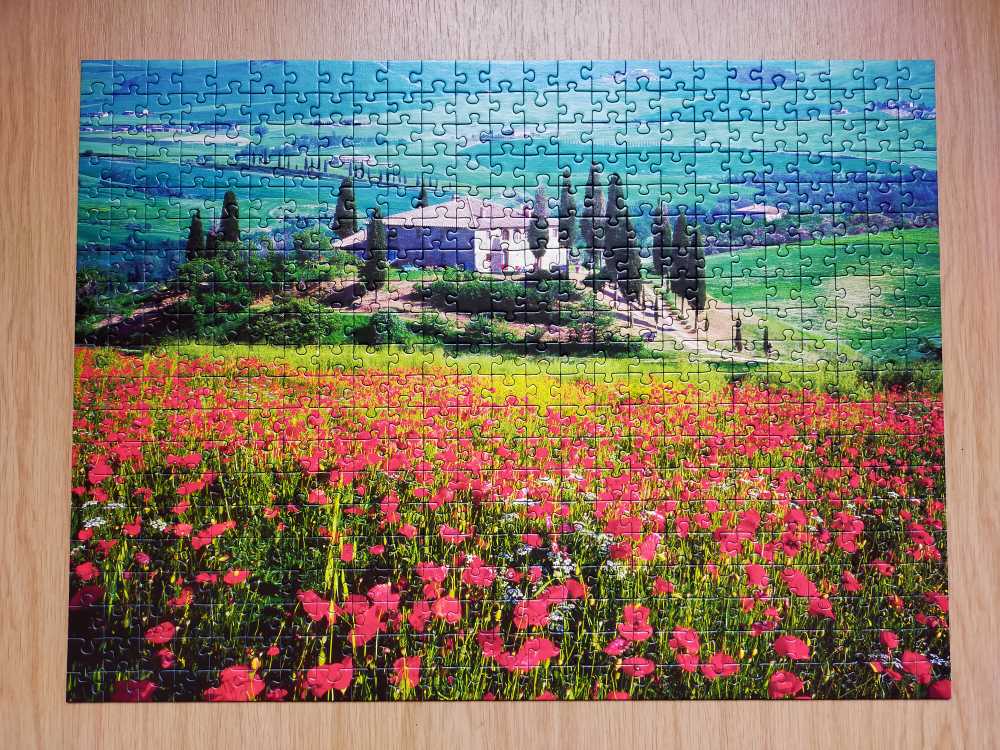 Italie, Toscane, Val d’Orcia. - Ravensburger puzzle collectible [Barcode 4005556145676] - Main Image 2