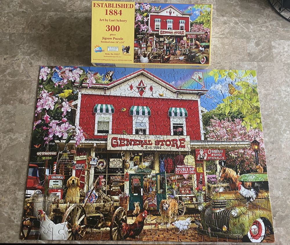 Established 1884 - SunsOut puzzle collectible [Barcode 796780352179] - Main Image 2