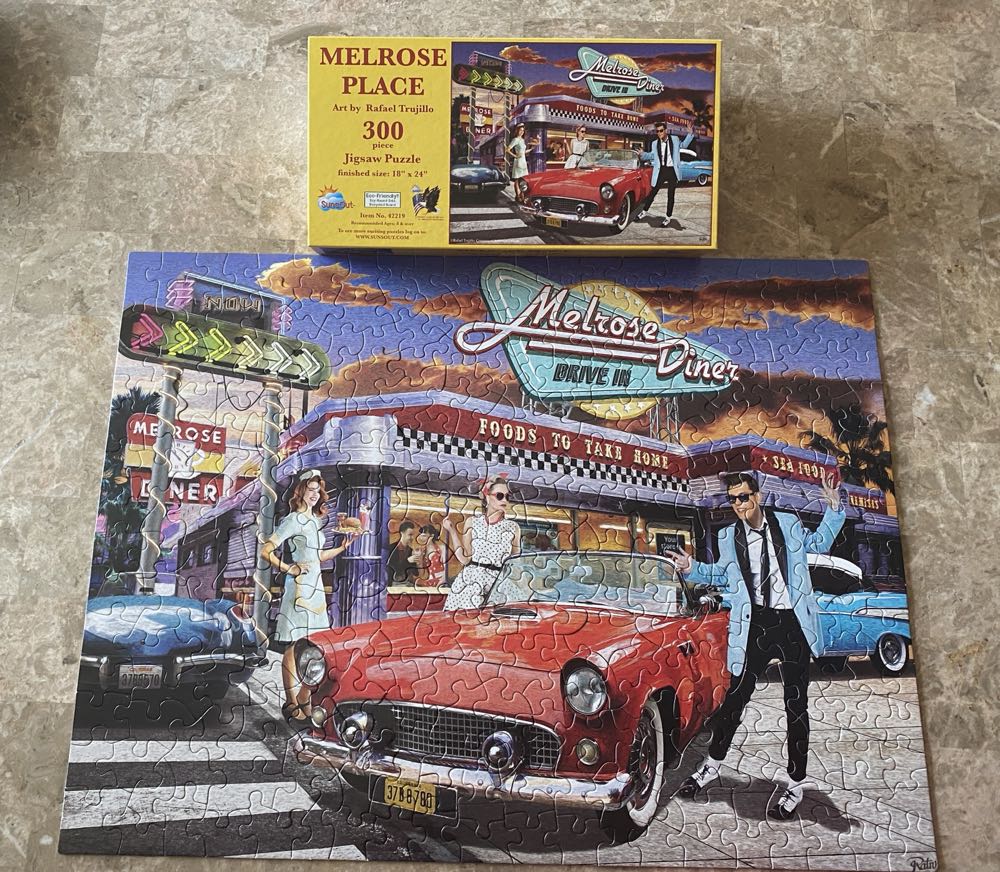 Melrose Place - SunsOut puzzle collectible [Barcode 796780422193] - Main Image 2