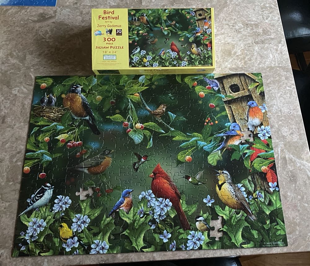 Bird Festival (m3) - SunsOut puzzle collectible [Barcode 796780490468] - Main Image 2