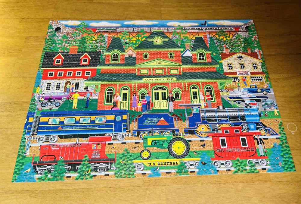 Mountain Rail Holiday - Cra Z Art puzzle collectible [Barcode 4895145423953] - Main Image 2