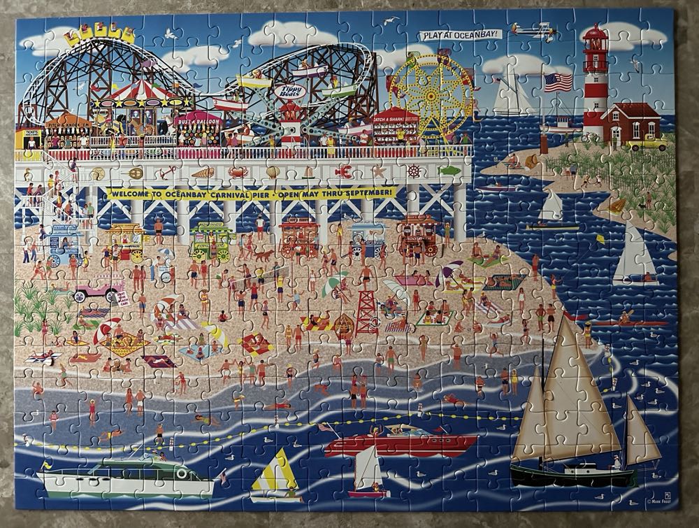 Oceanbay Carnival Pier - Cra Z Art puzzle collectible [Barcode 4895145423960] - Main Image 3