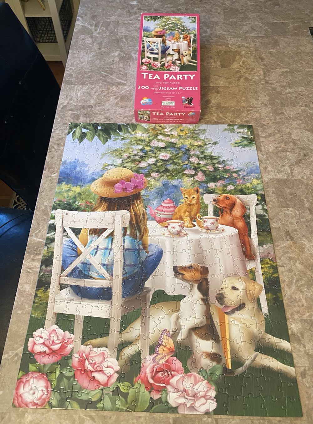 Tea Party - SunsOut puzzle collectible [Barcode 796780287587] - Main Image 2