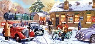 Christmas Eve At The Station - Gibsons puzzle collectible [Barcode 5012269040517] - Main Image 2