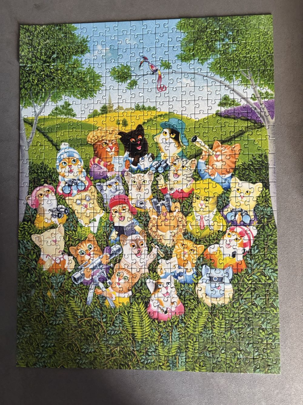 Cat’s Club: Bird Watching - Ravensburger puzzle collectible [Barcode 4005556144136] - Main Image 2