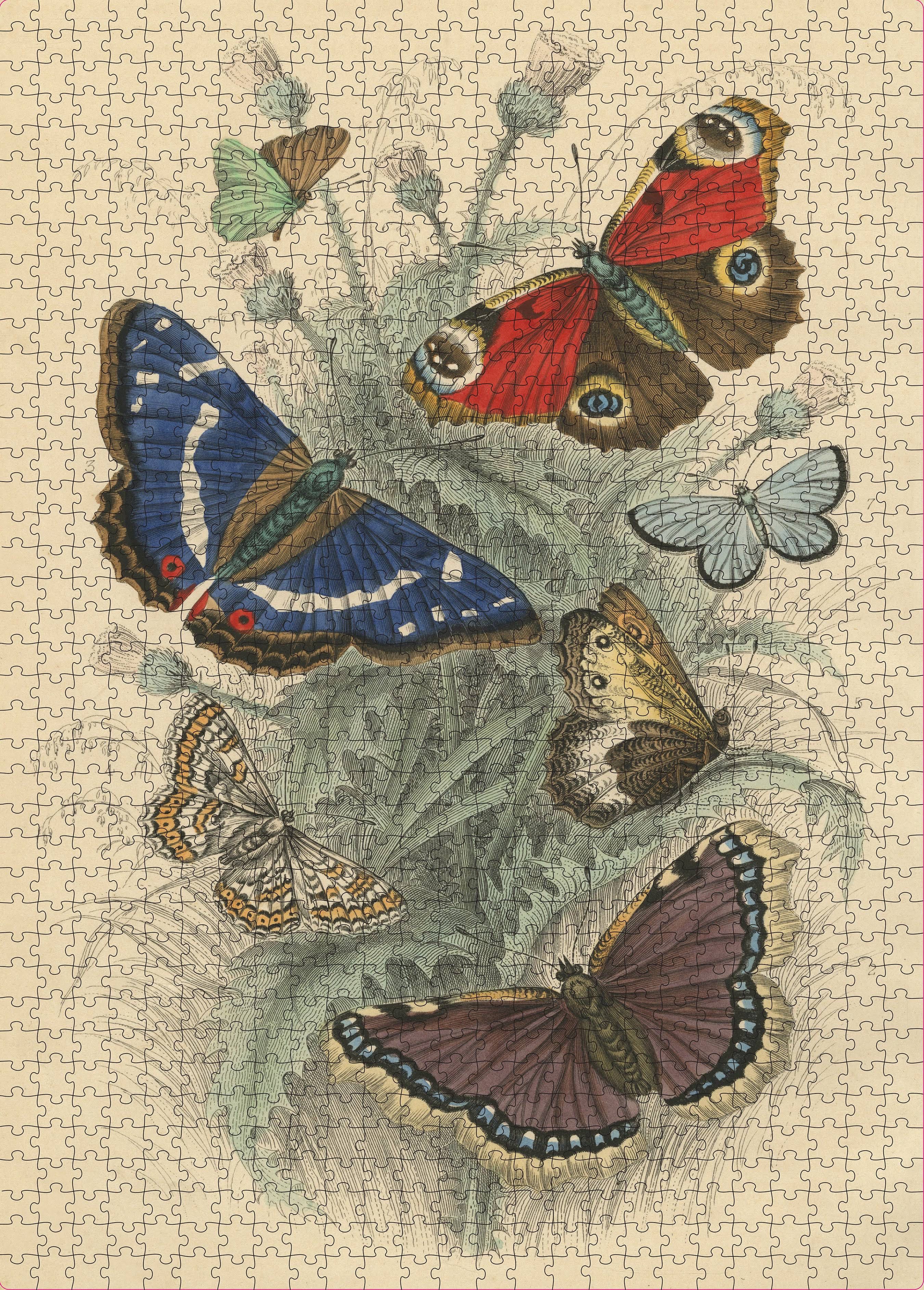 Dancing Butterflies - Artisan Puzzle puzzle collectible [Barcode 9781648290183] - Main Image 2