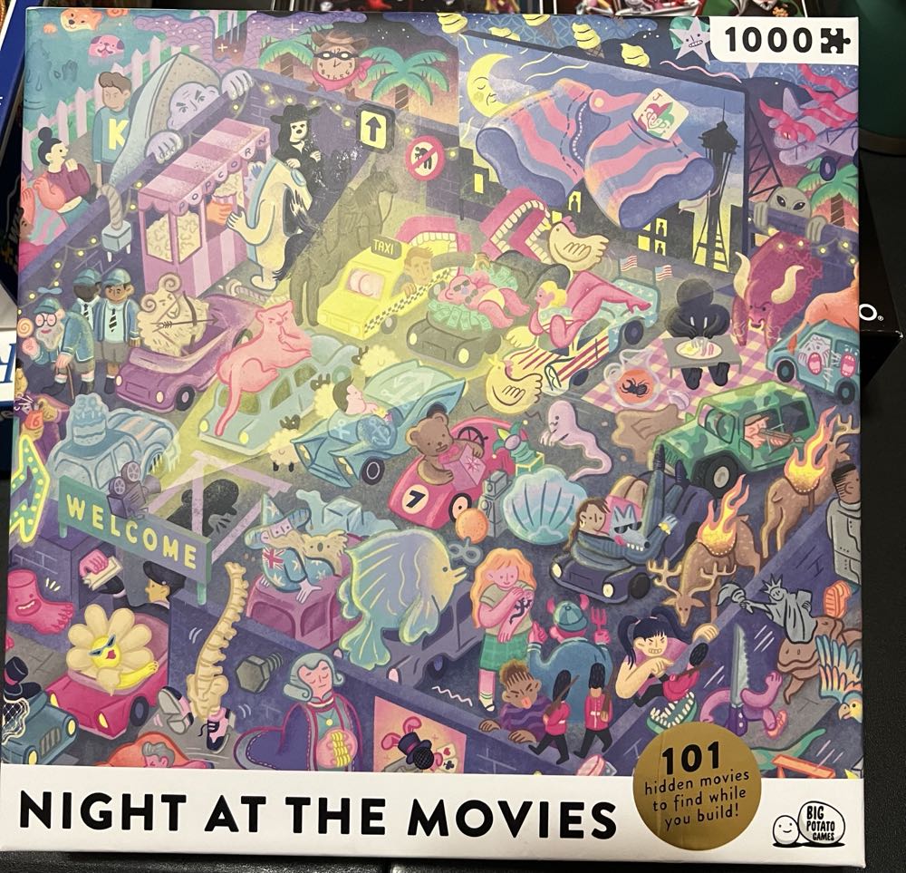 Night At The Movies  - Big Potato Games puzzle collectible [Barcode 5060579761523] - Main Image 2