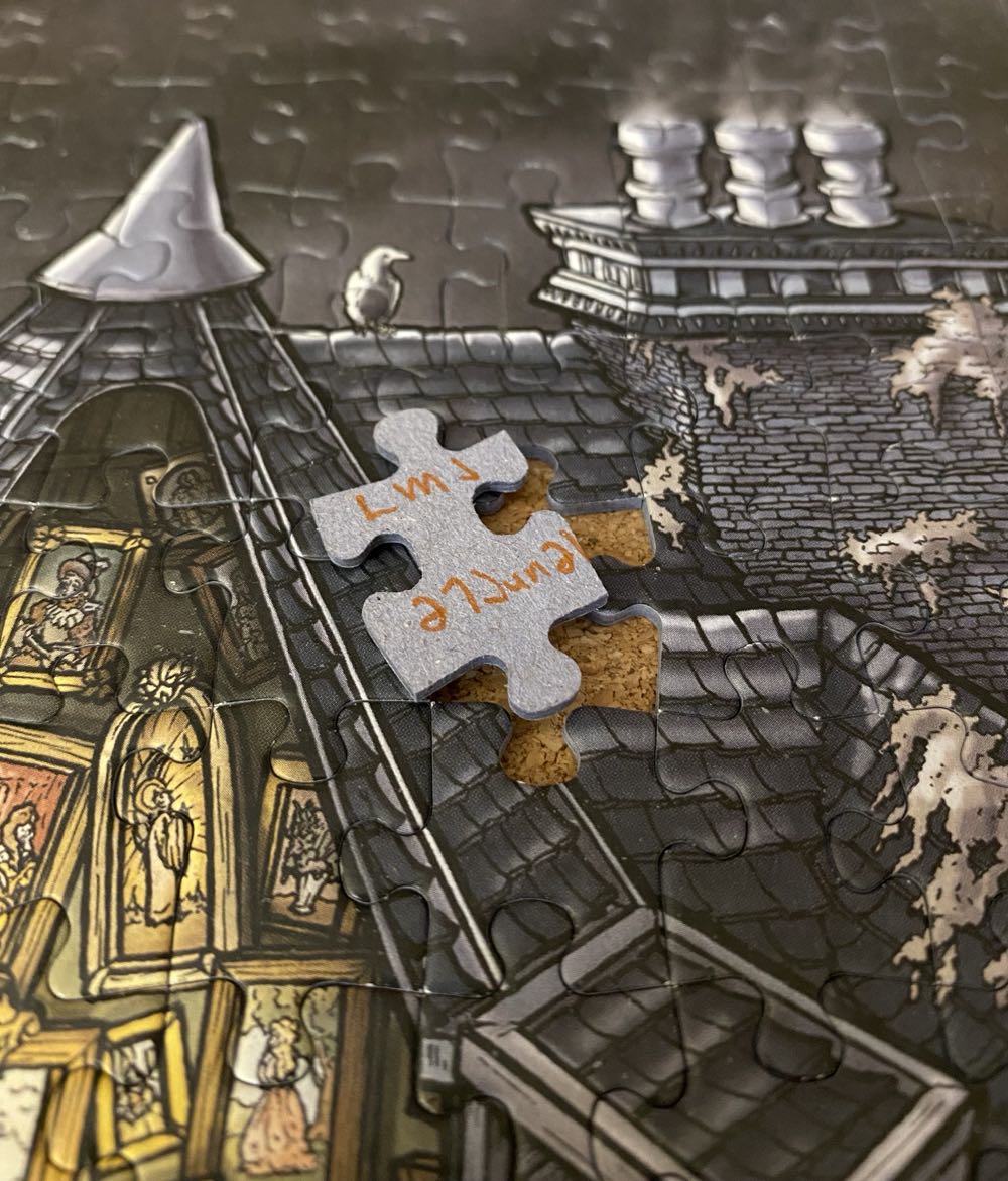 Edgar A. Poe’s Macabre Mansion - Carden Illustration puzzle collectible [Barcode 021081033572] - Main Image 4