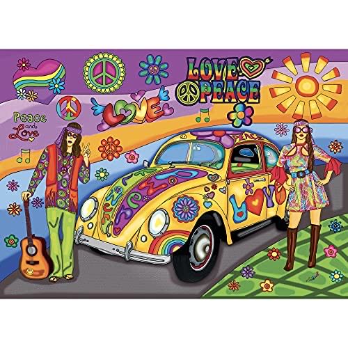 Peace And Love Pces Jigsaw Puzzle Jacarou - Jacarou Puzzles puzzle collectible [Barcode 034966226945] - Main Image 1