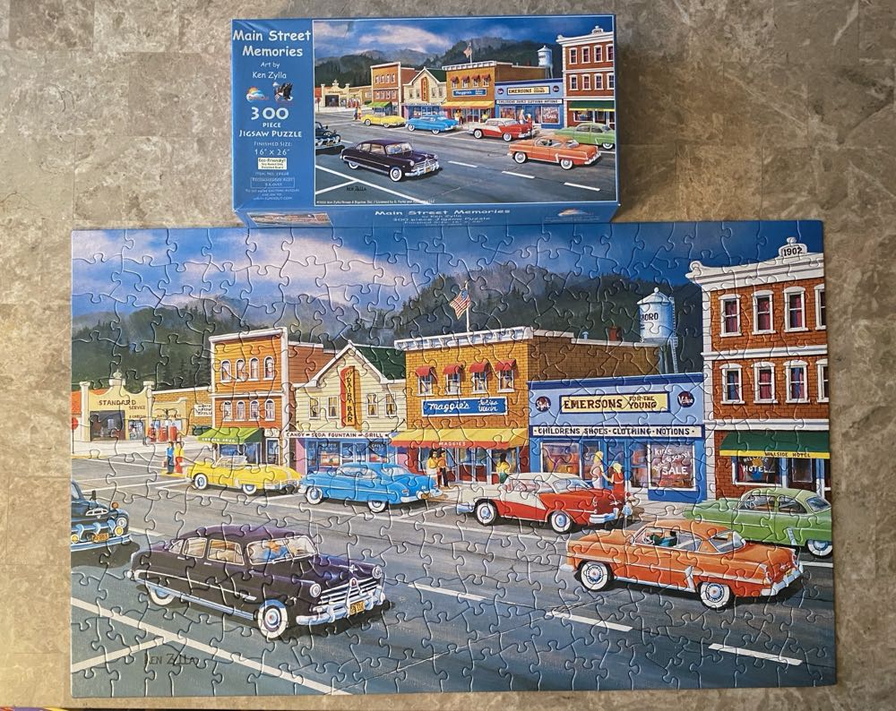Main Street Memories - SunsOut puzzle collectible [Barcode 796780396081] - Main Image 2
