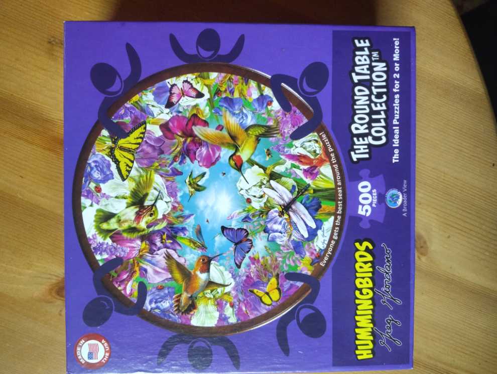 Hummingbirds /Jim Tilson - A Broader View puzzle collectible [Barcode 851941004127] - Main Image 2