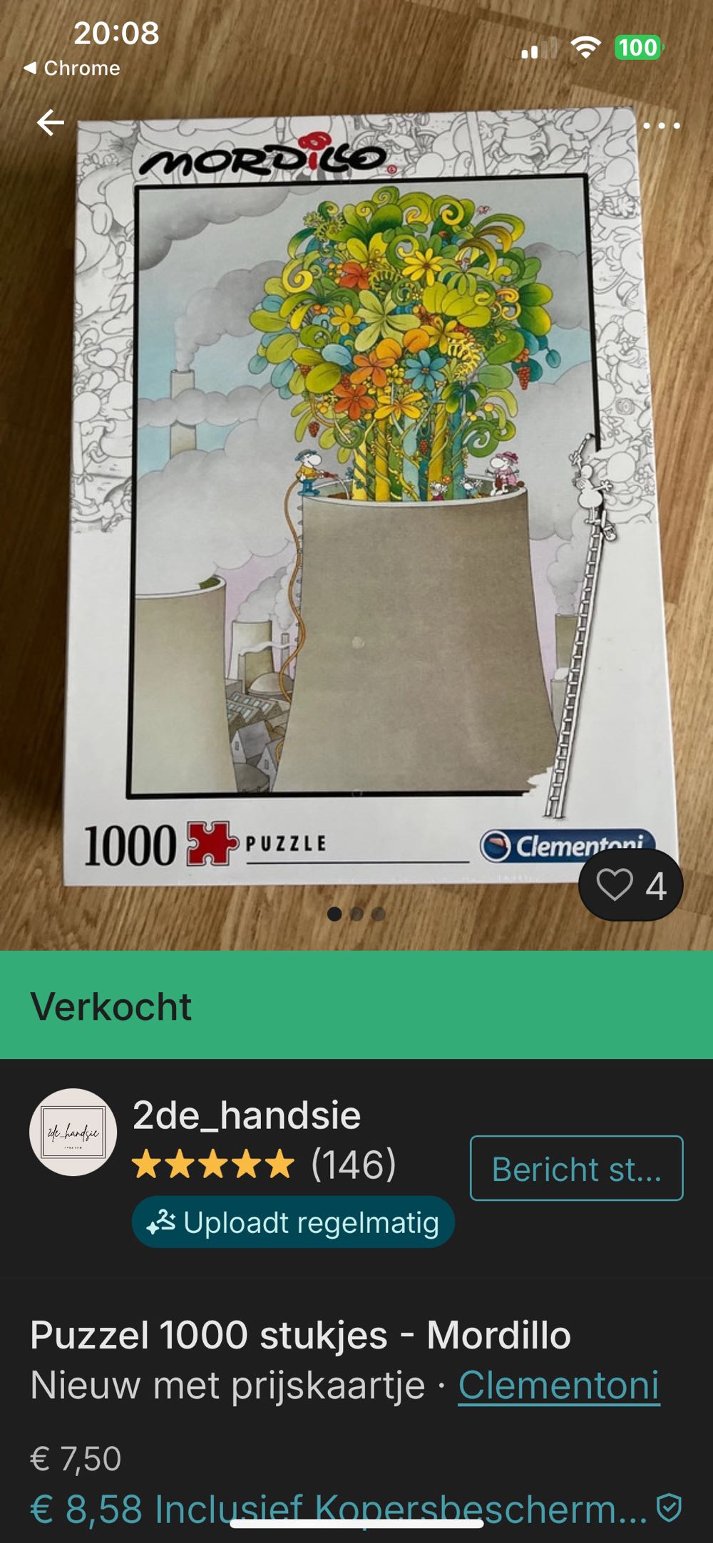 Mordillo - The Cure - Clementoni puzzle collectible [Barcode 8005125395354] - Main Image 4