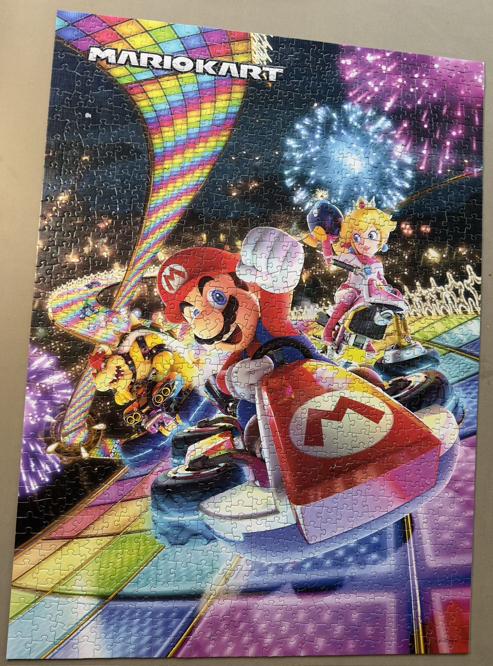 Mario Kart: Rainbow Road - USAopoly puzzle collectible [Barcode 700304156464] - Main Image 2