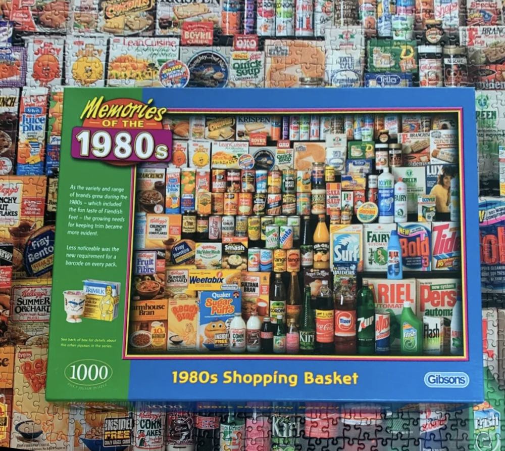 1980s Shopping Basket - Gibsons puzzle collectible [Barcode 5012269070347] - Main Image 4