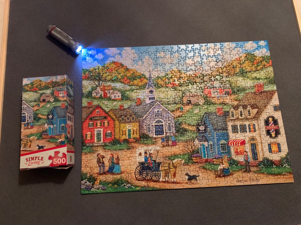 Road Block - Master Pieces 🇺🇸 puzzle collectible [Barcode 705988320460] - Main Image 2