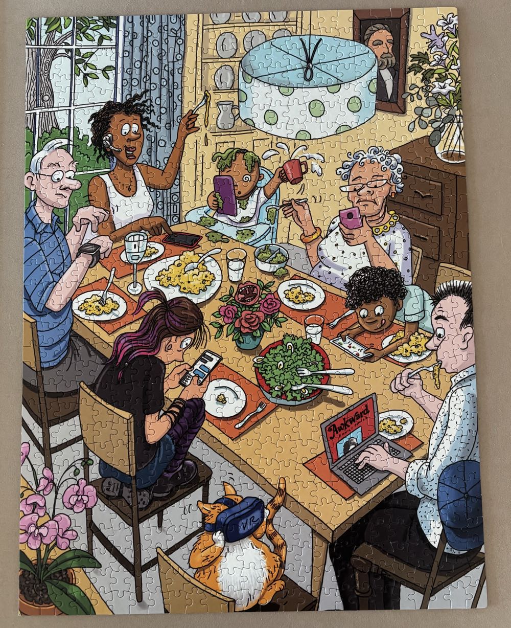 Search And Funny Family Dinner - Ceaco puzzle collectible [Barcode 021081291897] - Main Image 2
