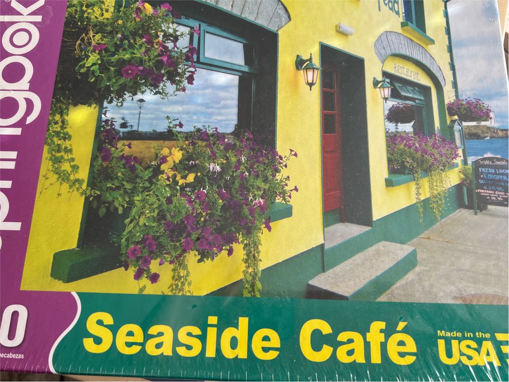 Seaside Cafe - Springbok puzzle collectible [Barcode 091683015153] - Main Image 2