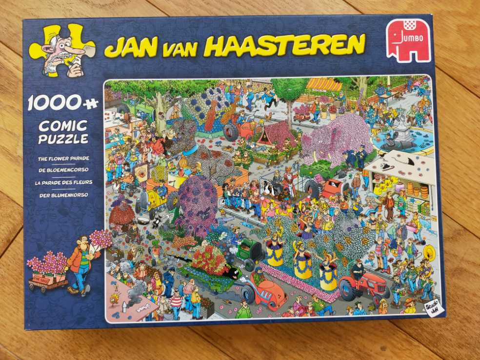 Jan van Haasteren. Bloemencorso  - Jumbo puzzle collectible - Main Image 3