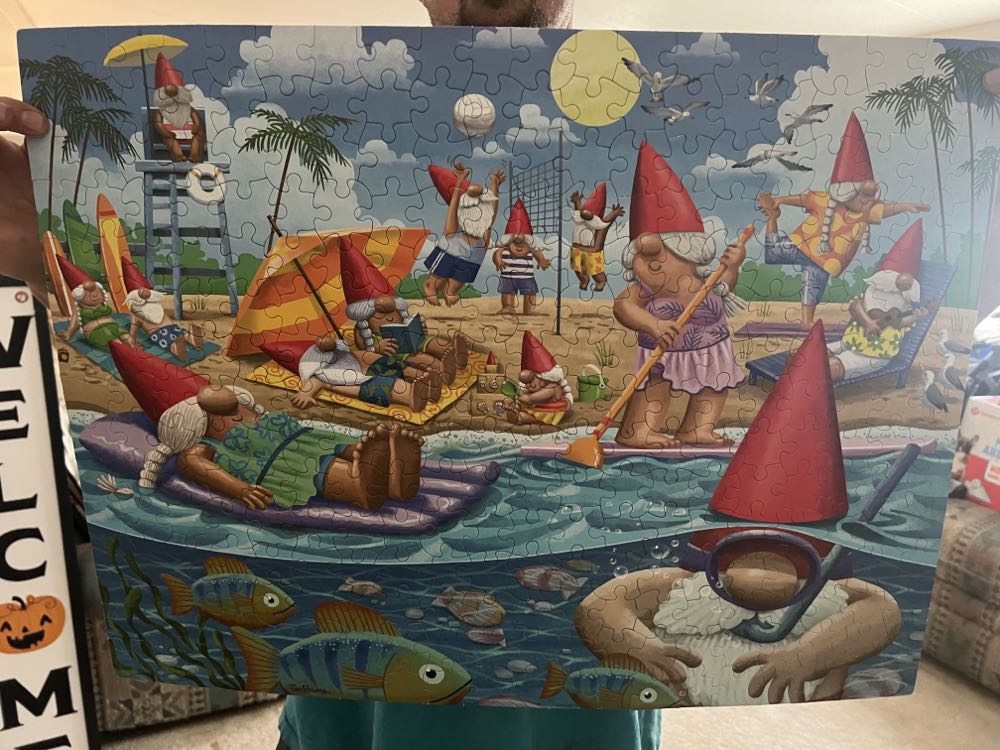 Gnome Sweet Gnome - Ceaco puzzle collectible [Barcode 021081223225] - Main Image 2