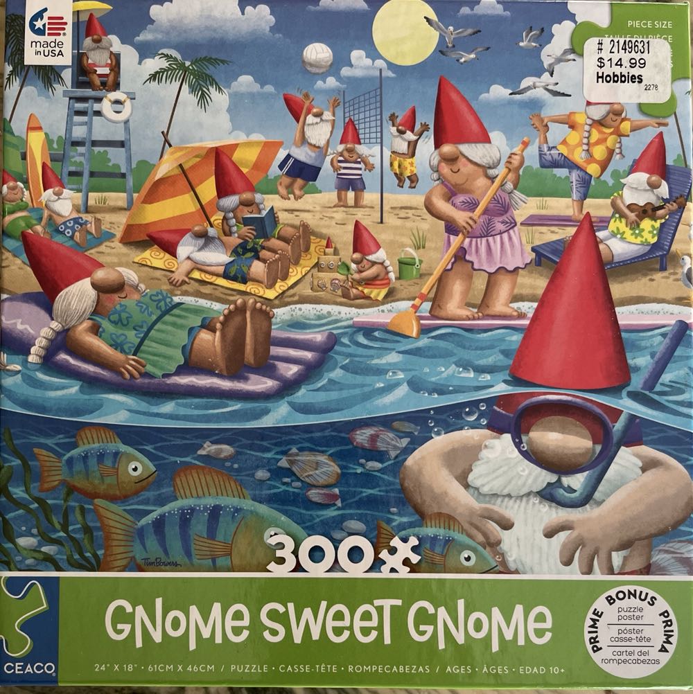 Gnome Sweet Gnome - Ceaco puzzle collectible [Barcode 021081223225] - Main Image 3