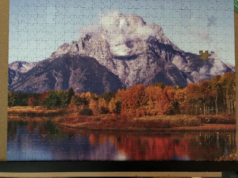Oxbow Bend, Grand Teton, Wyoming - Hinkler 🇦🇺 puzzle collectible [Barcode 9354537003197] - Main Image 2