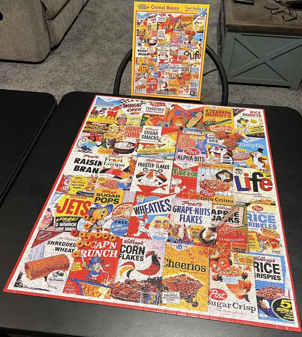 Cereal Boxes - 2013 - White Mountain puzzle collectible [Barcode 724819255351] - Main Image 3