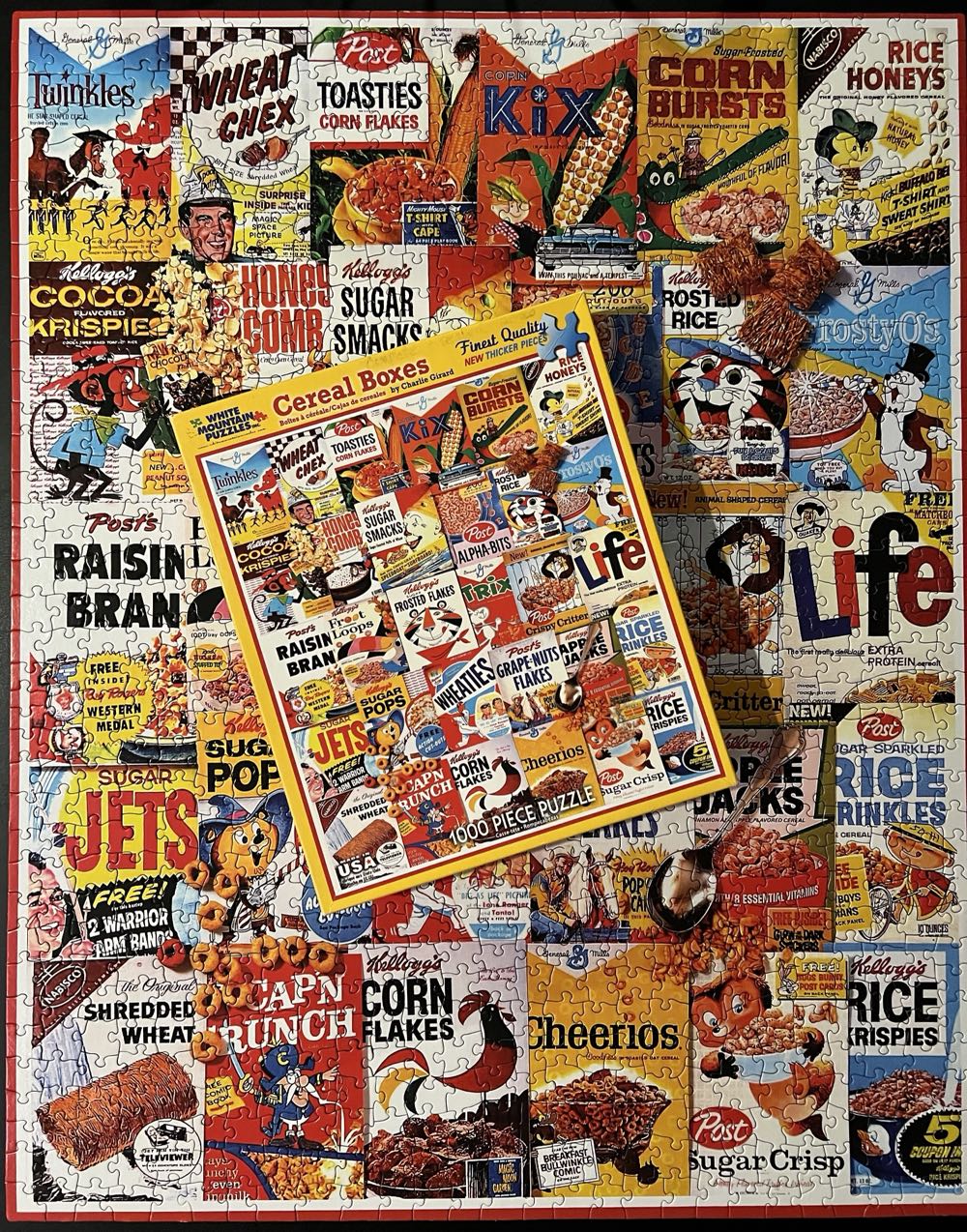 Cereal Boxes - 2013 - White Mountain puzzle collectible [Barcode 724819255351] - Main Image 4