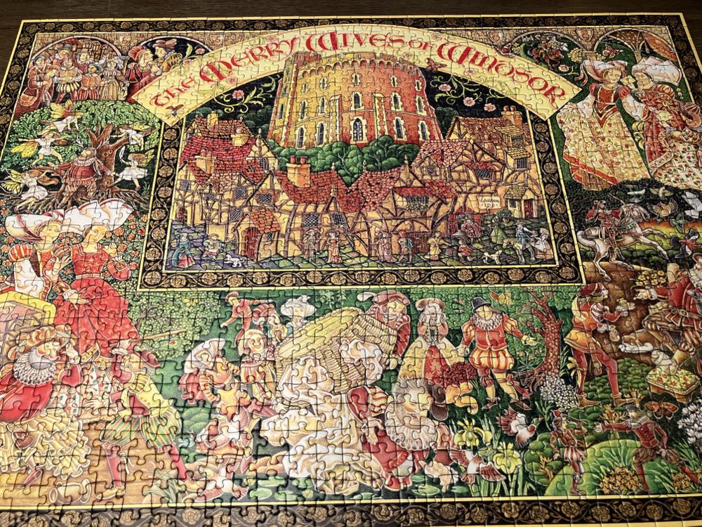 Windsor Wives - Ravensburger puzzle collectible [Barcode 4005556168095] - Main Image 2