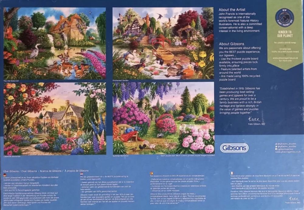 Flora & Fauna - Gibsons puzzle collectible [Barcode 5012269050257] - Main Image 4