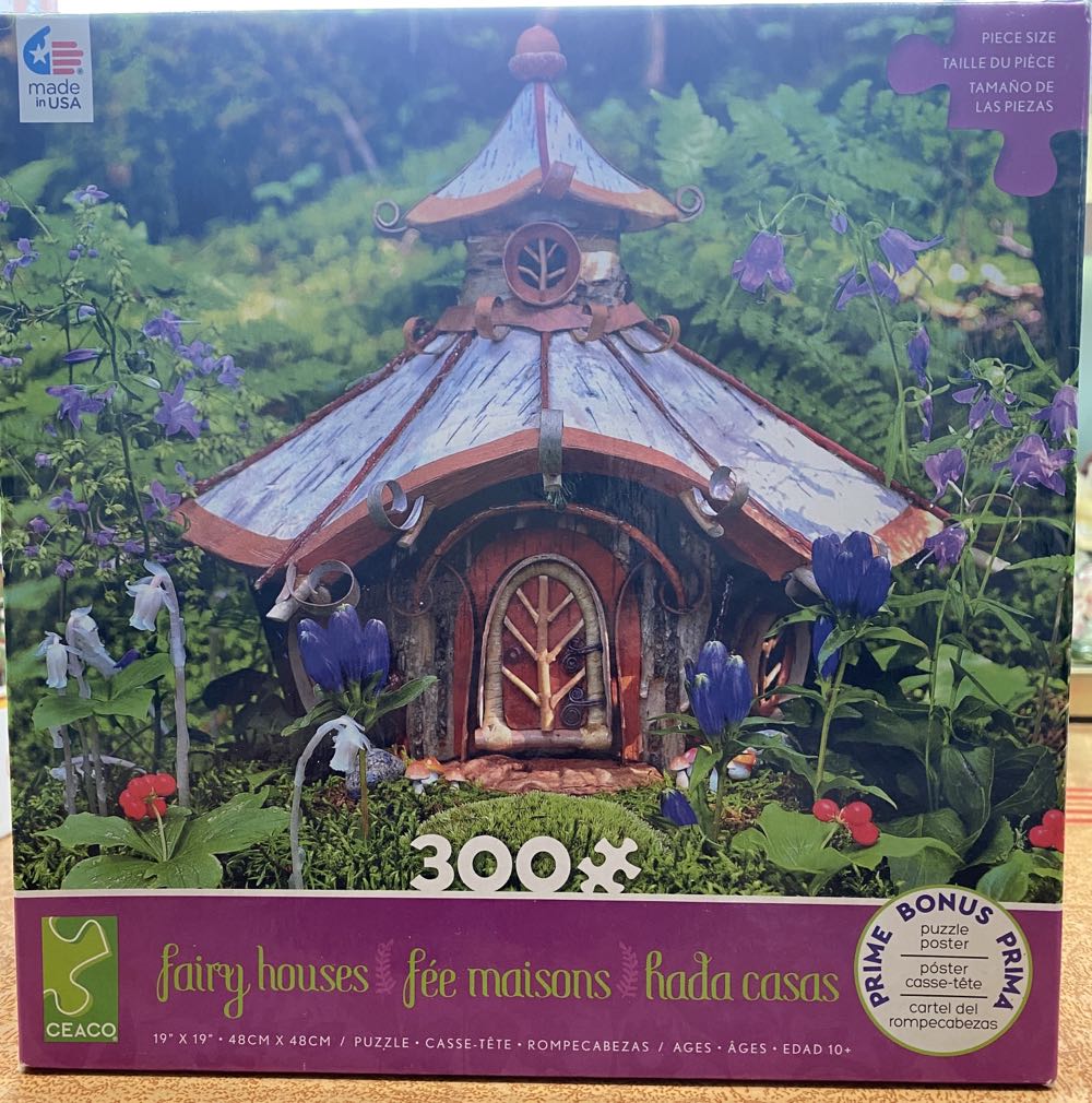 Golden Cottage in Alpine Garden - Ceaco, Inc. puzzle collectible [Barcode 9781940271620] - Main Image 1