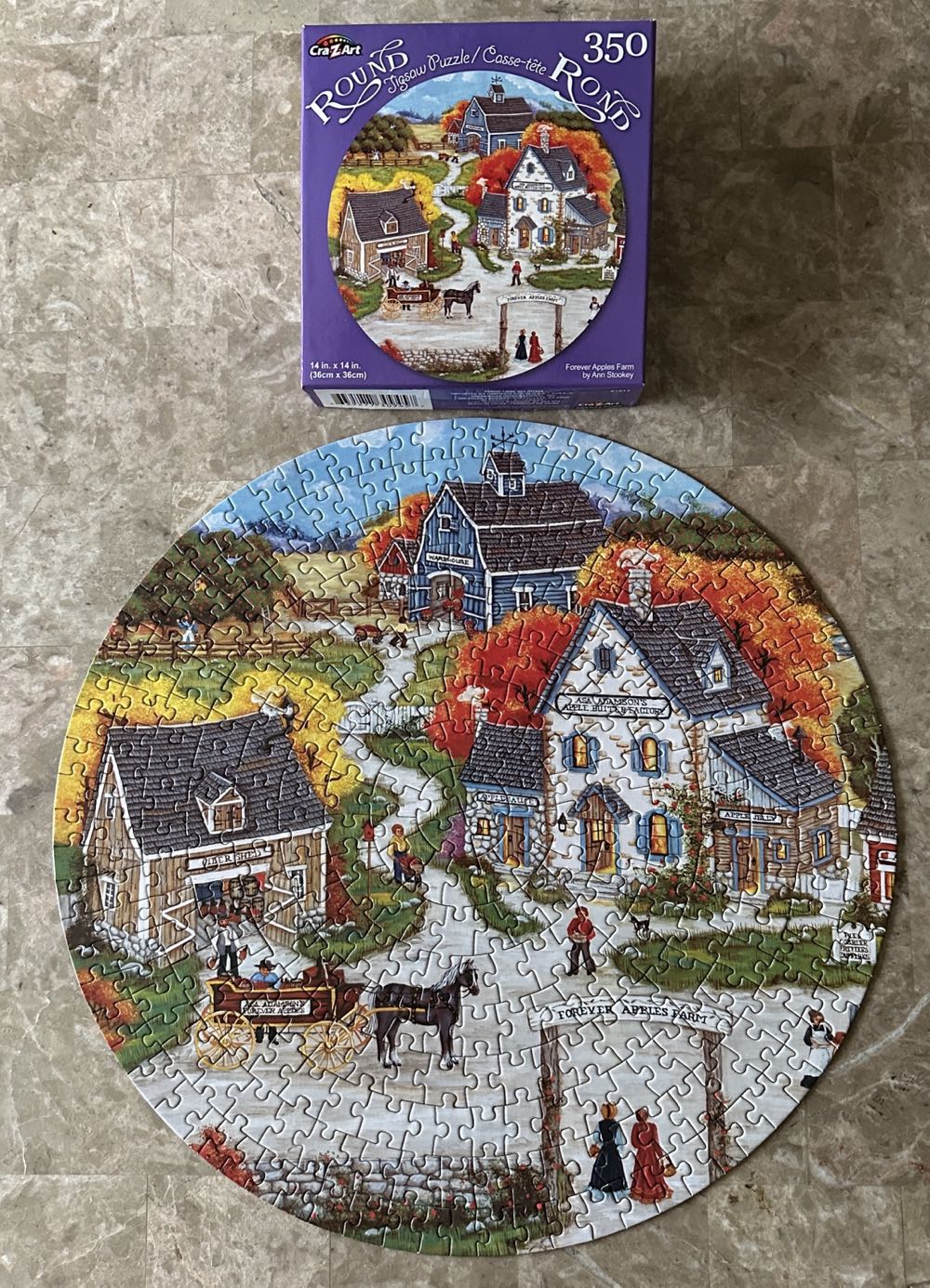Forever Apples Farm - Cra-Z-Art puzzle collectible [Barcode 639277309457] - Main Image 2
