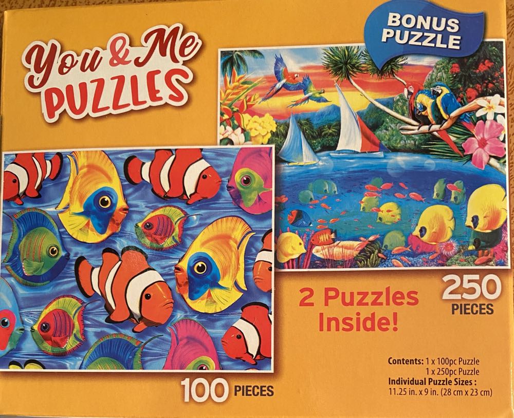 Bright Tropical Fish & Secret Lagoon - Cra Z Art puzzle collectible [Barcode 639277886521] - Main Image 1