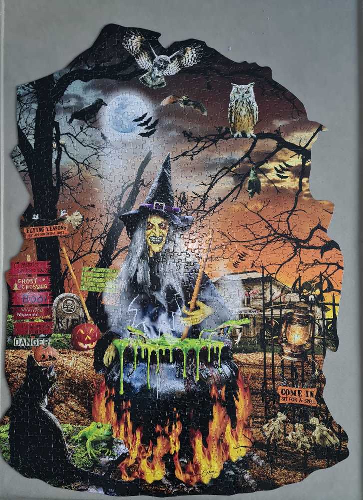 Witch’s Brew🧩 - SunsOut puzzle collectible [Barcode 796780960367] - Main Image 2