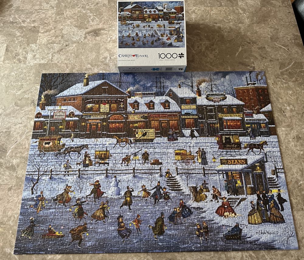 Bostonians and Beans - Buffalo Games puzzle collectible [Barcode 079346115112] - Main Image 2
