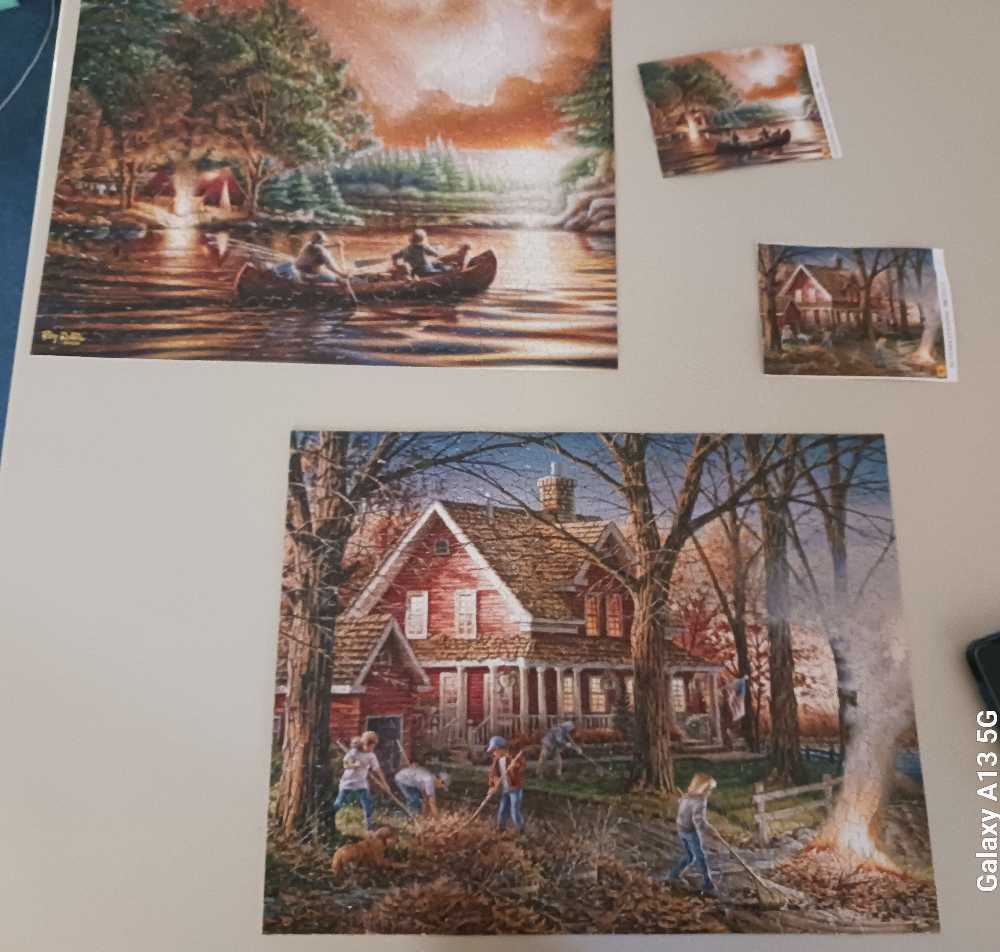 Terry Redlin-Exclusive Collection 10 Puzzles - White Mountain puzzle collectible [Barcode 724819254613] - Main Image 2