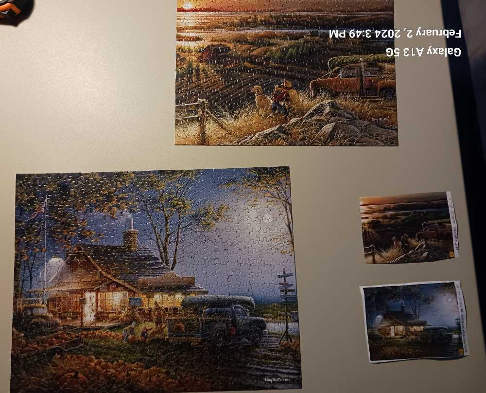 Terry Redlin-Exclusive Collection 10 Puzzles - White Mountain puzzle collectible [Barcode 724819254613] - Main Image 3