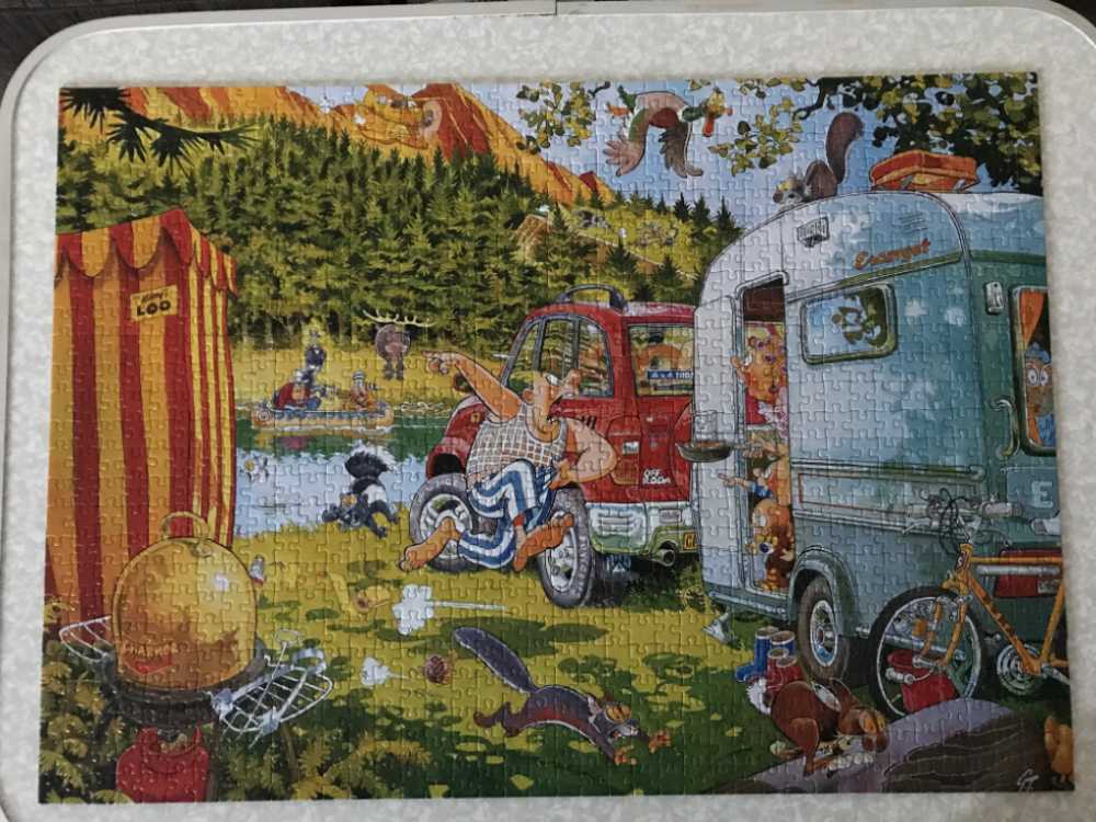 Wasgij—Original #7 Bear Necessities - Jumbo puzzle collectible - Main Image 2