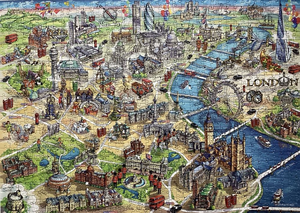 London Landmarks - Gibsons puzzle collectible [Barcode 5012269070668] - Main Image 2