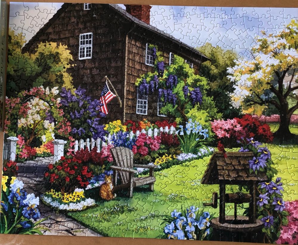 American Garden - Bits & Pieces puzzle collectible [Barcode 704812459079] - Main Image 2