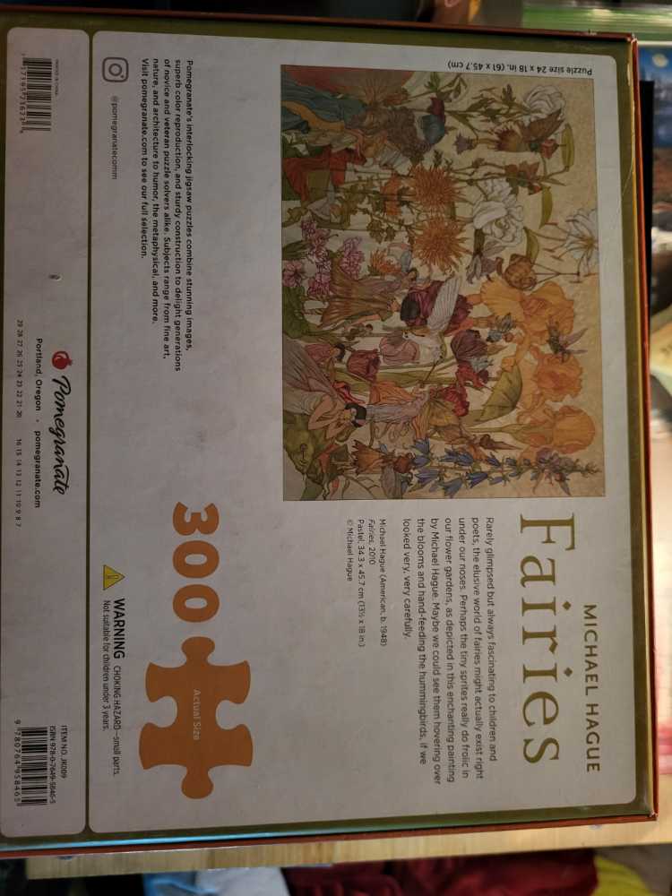 Fairies - Pomegranate puzzle collectible [Barcode 9780764958465] - Main Image 3