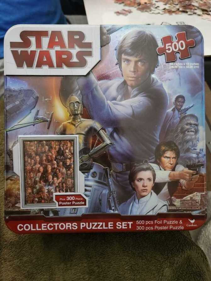 Star Wars 500 Piece Collectors Foil Puzzle - Cardinal puzzle collectible [Barcode 047754180138] - Main Image 2