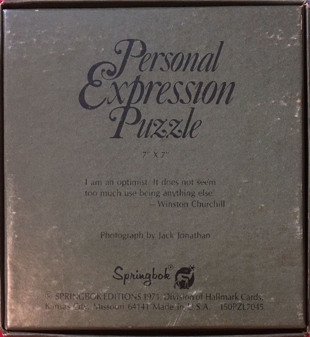 Personal Expression - Mini - Springbok puzzle collectible - Main Image 2