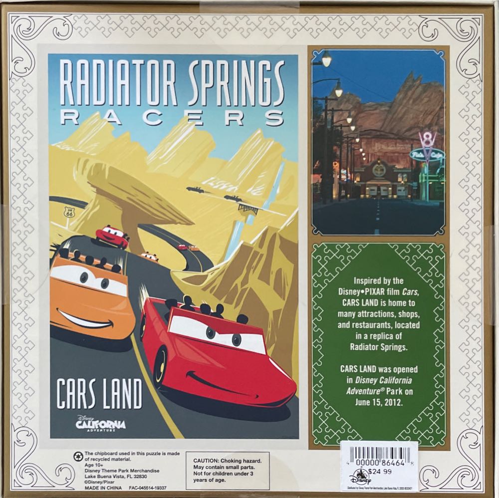 Cars Land 5th Anniversary - Disney Parks Signature Puzzle puzzle collectible [Barcode 400000864648] - Main Image 2