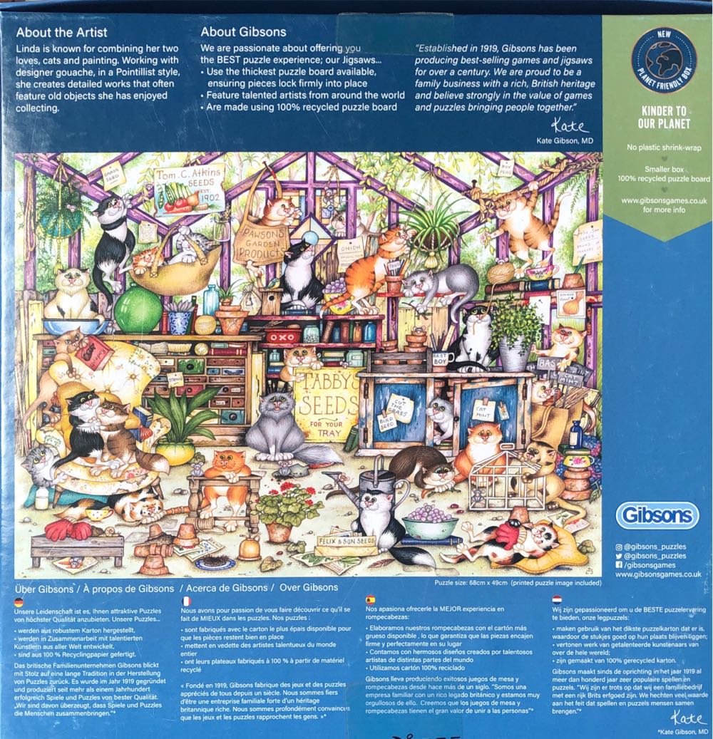 Gerty’s Garden Retreat - Gibsons puzzle collectible [Barcode 5012269063240] - Main Image 3
