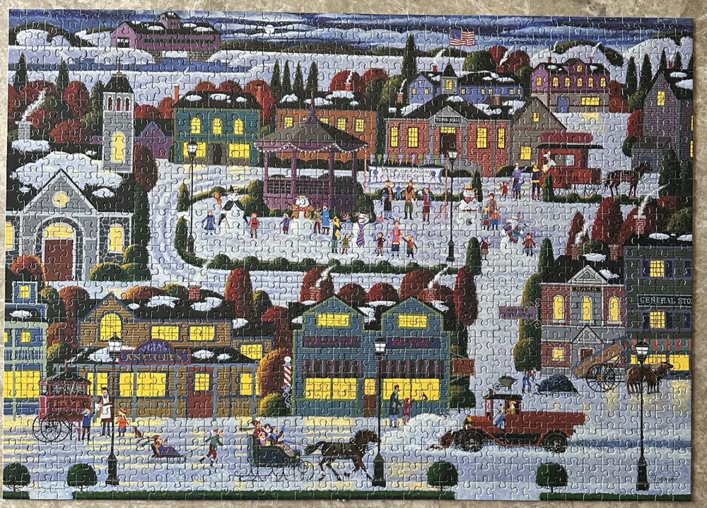 Snowman Contest - Rose Art puzzle collectible - Main Image 3