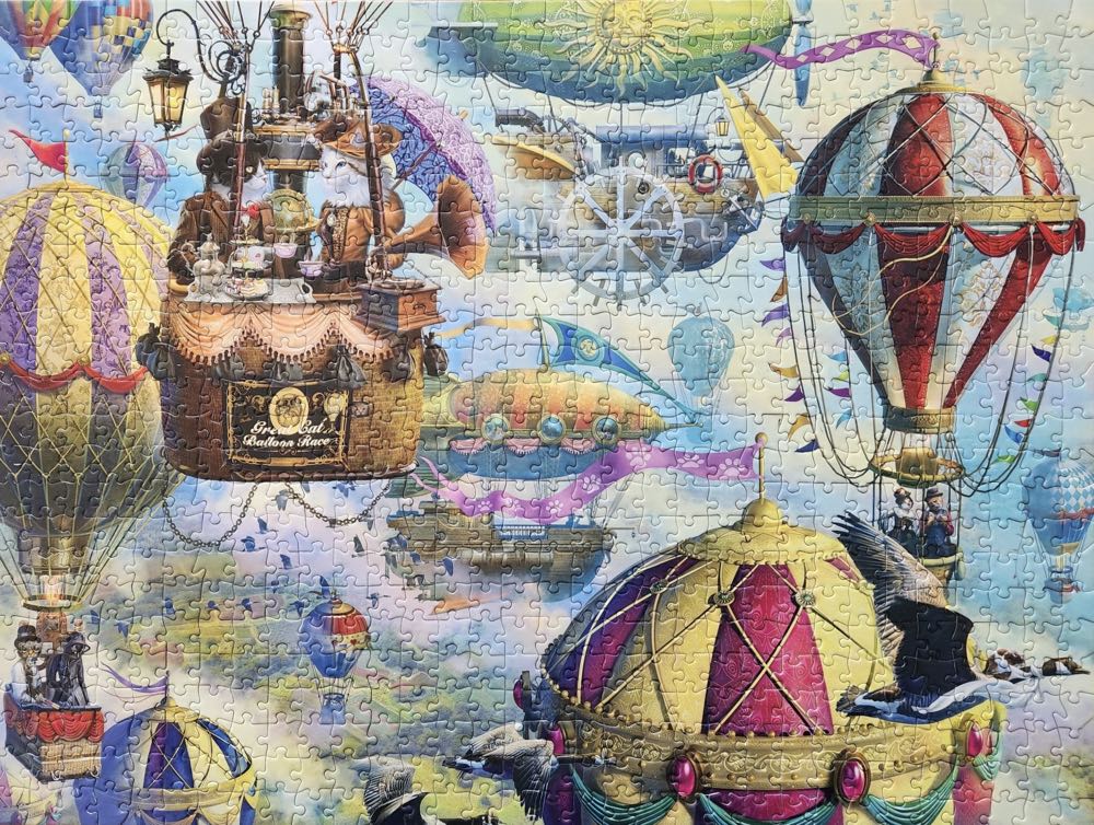 Cat Balloon Race* - Buffalo Games puzzle collectible [Barcode 079346173037] - Main Image 3