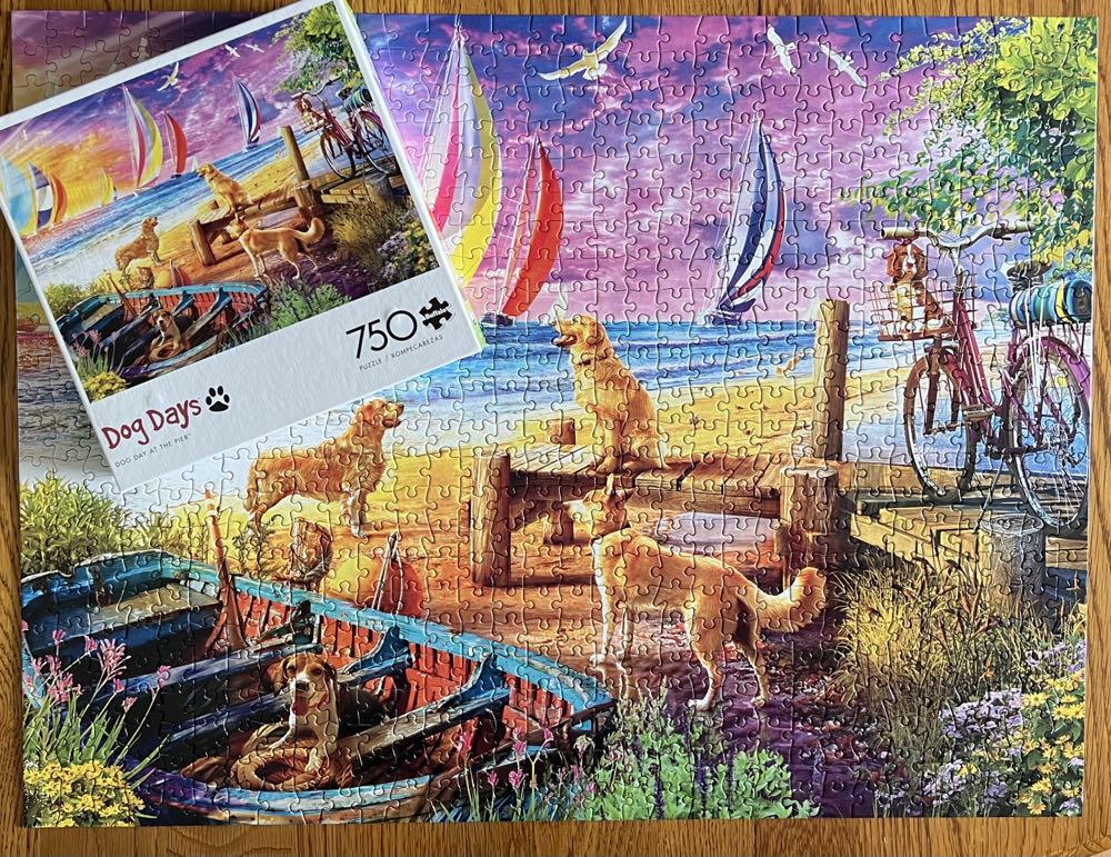 Dog Day At The Pier - Buffalo Games 🇺🇸 puzzle collectible [Barcode 079346173617] - Main Image 3