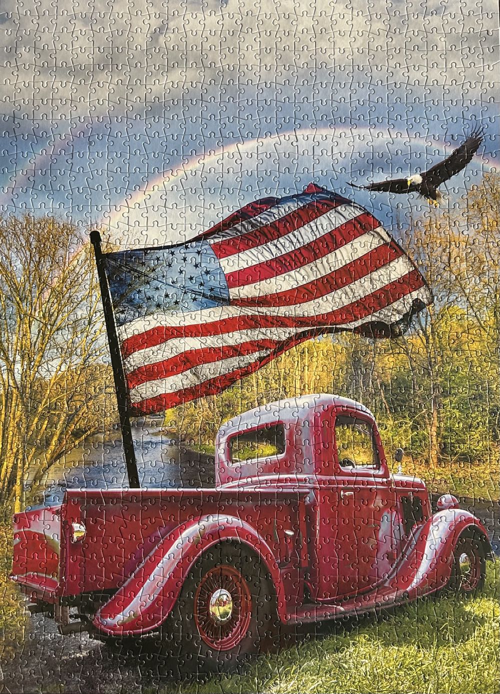 Old Glory - Buffalo puzzle collectible [Barcode 079346119547] - Main Image 3