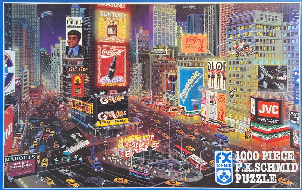 An Evening In Times Square New York  - FX Schmid 🇩🇪 puzzle collectible [Barcode 099252900770] - Main Image 2