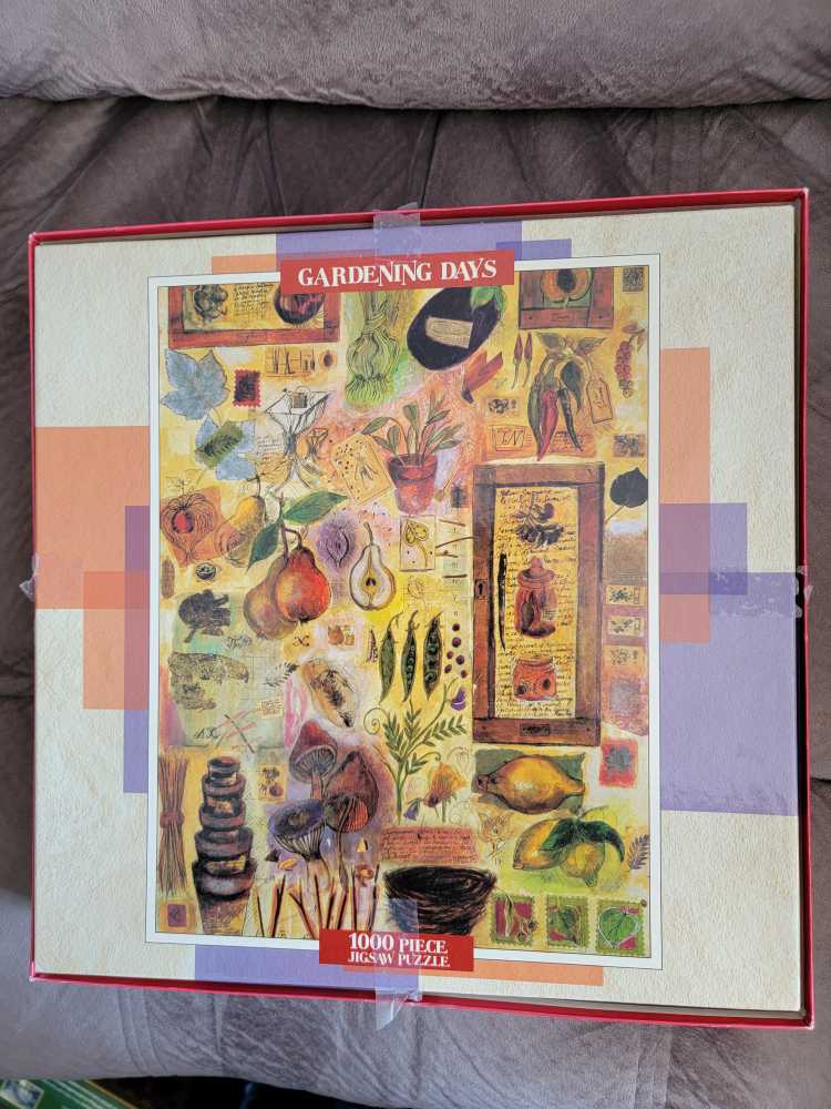 Gardening Days - Ceaco puzzle collectible [Barcode 021081033305] - Main Image 2